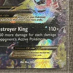 Mega M Tyranitar EX ULTRA RARE 43/98 XY Ancient Origins Pokemon TCG Holo Foil - Image 4