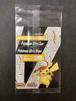 Pokemon TCG SM Promos #SM108 Ash's Pikachu SEALED - Image 2