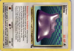 Pokemon TCG Ditto Fossil Unlimited Rare Non Holo Card 18/62 Trading Card TCG - Image 5