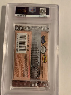 1999 Pokemon 1st Ed Fossil Sealed Booster Pack Lapras Art PSA 9 - Image 2