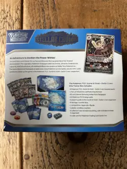 Pokemon TCG Stellar Crown Elite Trainer Box ETB New Sealed - Image 2