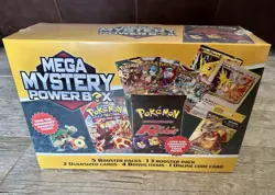 NEW! POKEMON 2025 HOLIDAY MEGA MYSTERY POWER BOX MEIJER EXCLUSIVE - SEALED - Image 1