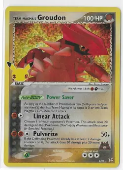 Team Magma's Groudon - 9/95 - Pokemon Celebrations Classic Collection Holo NM - Image 1