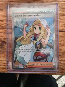 Lillies Determination Mega Evolution Supporter Trainer 169 / 132 Pokemon MINT - Image 1