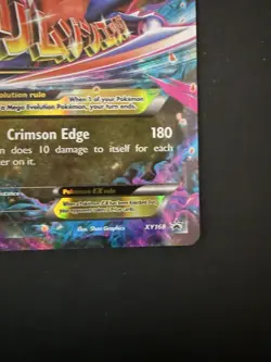 2016 Pokemon Mega M Garchomp EX Holo Black Star Promo Rare XY168 MP - Image 4