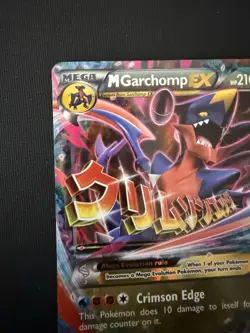 2016 Pokemon Mega M Garchomp EX Holo Black Star Promo Rare XY168 MP - Image 5