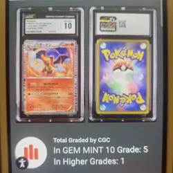 2012 Pokemon Japanese First Edition Charizard Holo 012/059 CGC 10 **POP 5** - Image 5