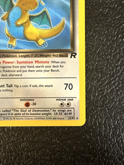 Dark Dragonite 22/82 - Team Rocket - Non Holo Pokemon TCG NM - Image 3