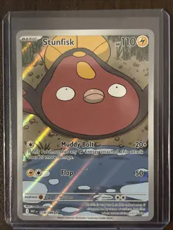 Pokemon TCG - Stunfisk 118/086 - Illustration Rare - White Flare - Image 1