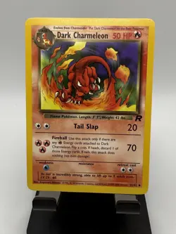 Pokemon Dark Charmeleon 32/82 WotC Team Rocket Unlimited Uncommon NM - Image 1
