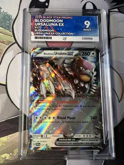 ACE 9 Bloodmoon Ursaluna EX SVP 177 Black Star Promo - Pokemon - Image 1