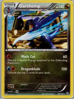 Dragons Exalted #90/124 Garchomp (90) Pokemon HP Holo - Image 1