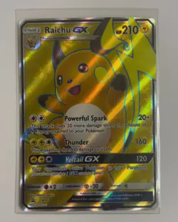 Raichu GX SM90 Sun & Moon Black Star Promo Pack Fresh Mint - Ultra Rare Pokemon - Image 1