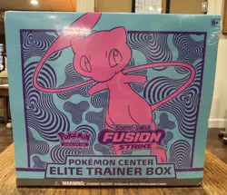 Fusion Strike Pokemon Center Elite Trainer Box ETB *Tear in Plastic* See Photos - Image 1