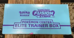 Fusion Strike Pokemon Center Elite Trainer Box ETB *Tear in Plastic* See Photos - Image 4