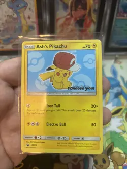 Pokemon Ash's Pikachu SM113 Sun & Moon Promo Lightly played LP - Image 3