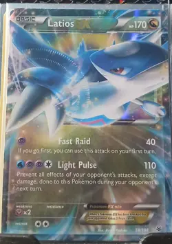 Latios EX 58/108 Ultra Rare Holo Xy Roaring Skies Pokemon TCG Near Mint - Image 1