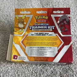 POKEMON TCG SUN AND MOON TRAINER KIT LYCANROC / ALOLAN RAICHU (Damaged Box) 820650802102 - Image 3