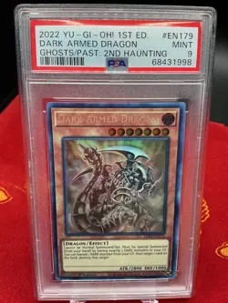 Dark Armed Dragon Ghost Rare GFP2-EN179 Yugioh Ghosts From the Past PSA 9 - Image 1