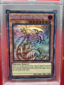 Dark Armed Dragon Ghost Rare GFP2-EN179 Yugioh Ghosts From the Past PSA 9 - Image 2