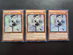 Yu-Gi-Oh! 3x Arianna the labyrinth servant MP23-EN229 NM Prismatic Secret Rare - Image 1