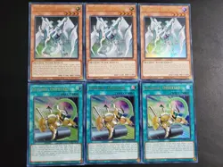 Yu-Gi-Oh! 3x Stardust Synchron & Synchro Overtake Ultra Rare Nm x3 1st ed Mp22 - Image 1