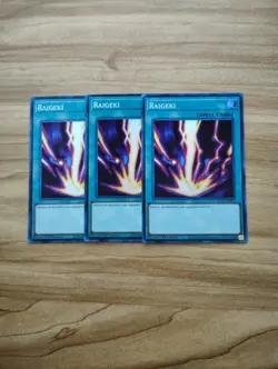 Yu-Gi-Oh! - Raigeki 3X - Full Playset - Super Rare / Holo - Image 1