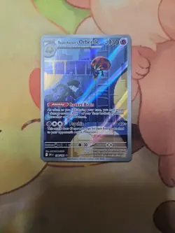 Pokemon TCG Team Rockets Orbeetle Destined Rivals 198/182 Illustration Rare Card - Image 1