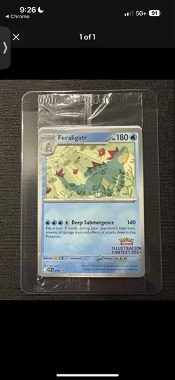 Pokemon TCG Illustration Contest 2024 Promo Cards Set of 3, Sealed - Image 1