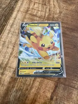 Pikachu V - SWSH285 - Pokemon Promo Sword & Shield Ultra Rare Holo Card - Image 1