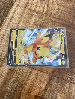 Pikachu V - SWSH285 - Pokemon Promo Sword & Shield Ultra Rare Holo Card - Image 2