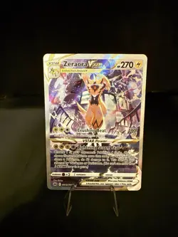 Pokemon TCG Zeraora VSTAR Holo Ultra Rare Card Crown Zenith: Galarian Gallery - Image 1