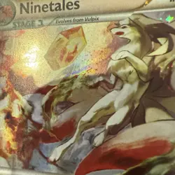 Pokemon Ninetales TCG HeartGold SoulSilver Card 7/123 Rare Holo LP - Image 4