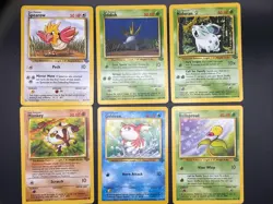 Pokemon Jungle 6 Card Lot 62,58,57, 55,53, And 49/64. Regular. See Pics For Cond - Image 2