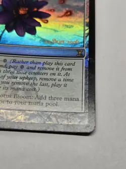 MTG English FOIL Magic Card Near Mint LOTUS BLOOM from Time Spiral pre-PROMO - Image 3