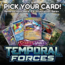 Temporal Forces - Choose Your Card - Reverse Holo, Rare, ex, IR+ - NM - SV5.5 - Image 1