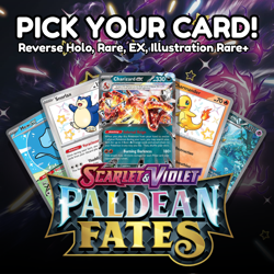 Paldean Fates - Choose Your Card - Shiny, Reverse Holo, Rare, ex, IR+ - NM - SV4 - Image 1