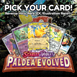 Paldea Evolved - Choose Your Card - Reverse Holo, Rare, ex, IR+ - NM - SV2 - Image 1