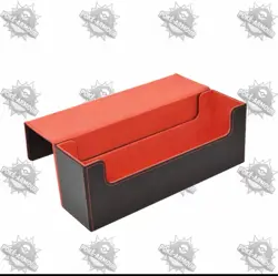 RED- Card Deck Box , Card Storage Box Toploaders - Image 1