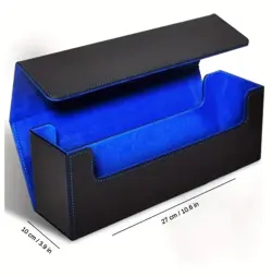 RED- Card Deck Box , Card Storage Box Toploaders - Image 2