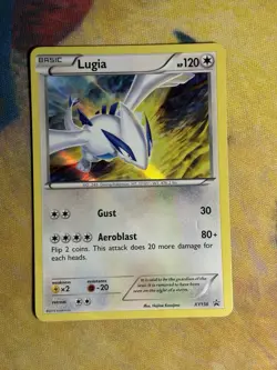 Lugia XY156 X & Y Holo Ultra Rare Black Star Promo Pokemon Card MP - Image 2