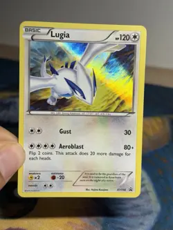 Lugia XY156 X & Y Holo Ultra Rare Black Star Promo Pokemon Card MP - Image 3