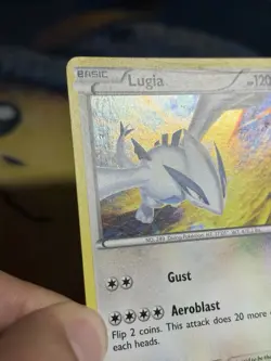 Lugia XY156 X & Y Holo Ultra Rare Black Star Promo Pokemon Card MP - Image 5