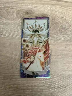 NON TCG Pokemon Eif Elf Origins 2.0 - The Sun Tarot Card Rapidash Pikachu Gold - Image 1