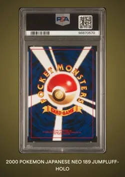 2000 Pokemon Card Japanese Neo Genesis Jumpluff Holo No.189 PSA 10 GEM MINT 🔥 - Image 2