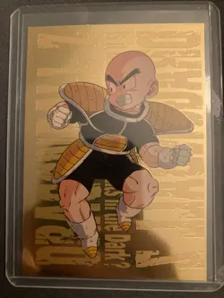 Dragon Ball Z - Krillin G-3 GOLD FOIL - 1999 FUNimation JPP/AMADA TCG Card MP - Image 1