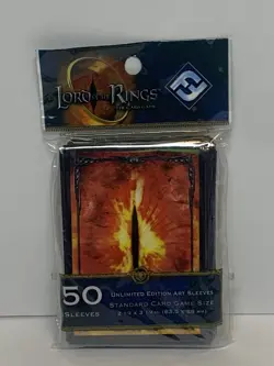 FFG Lord of the Rings Card Game Unlimited Art Sleeves Eye of Sauron FFS67 NEW - Image 2