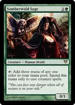 x1 Somberwald Sage Avacyn Restored Magic the Gathering card - Image 1