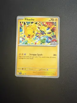 Pokemon Black Star Promo Card Pikachu World Championships 2025 SVP EN 225 - Image 1