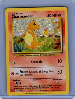 Pokemon Trading Card Game Classic #001/034 Charmander Near Mint or Better - Image 1